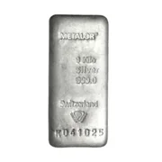 Metalor silver bullion